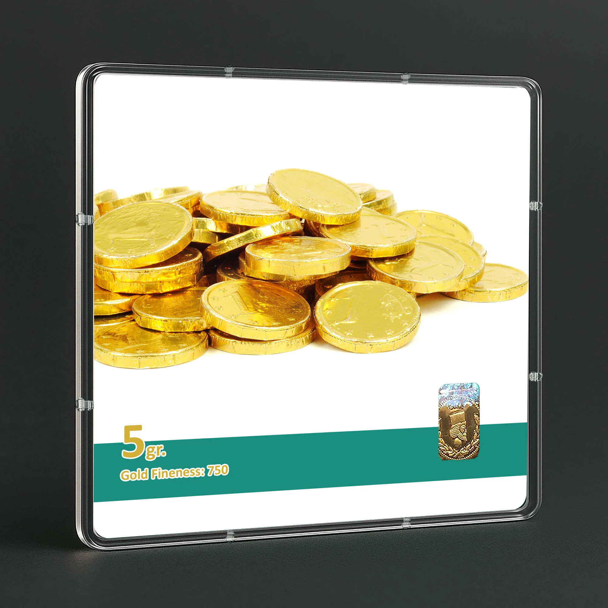 شمش طلا 18 عیار طلاشاپ مدل سکه و شمش کد BRF10010 - تصویر 3