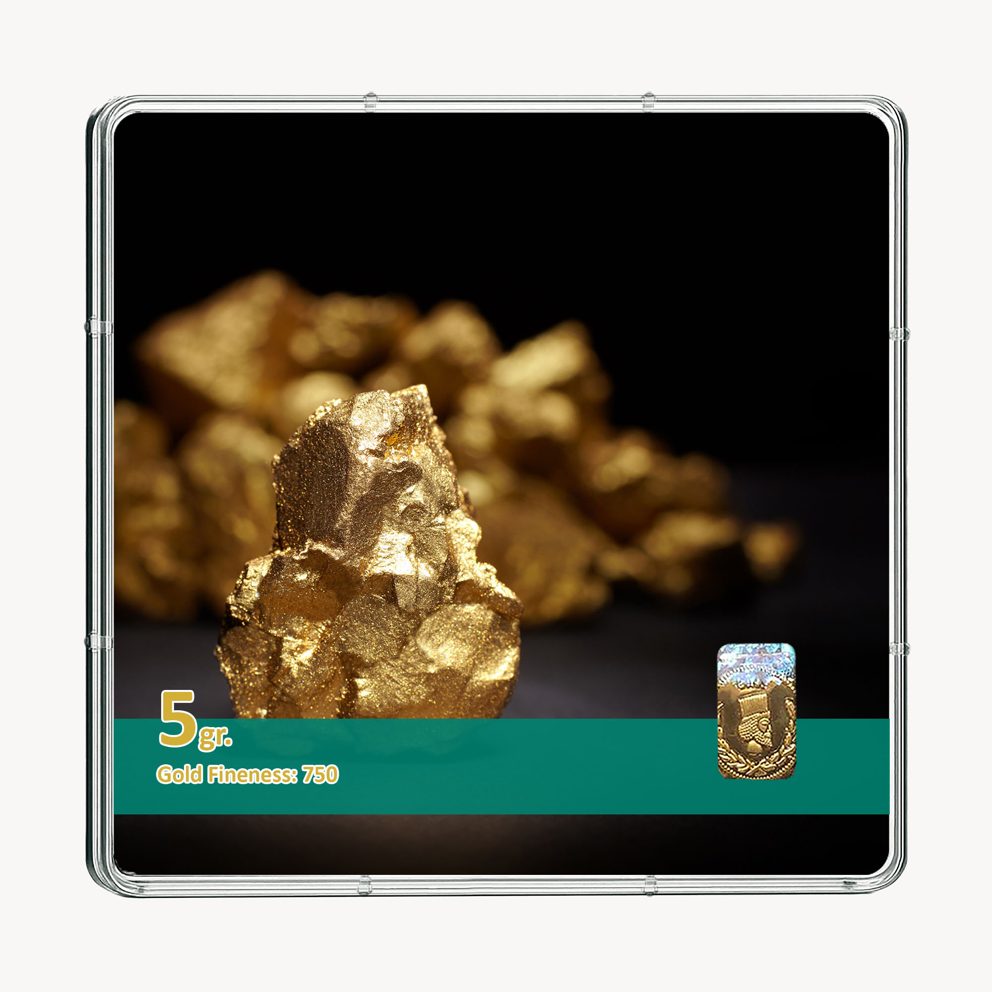 شمش طلا 18 عیار طلاشاپ مدل سکه و شمش کد BRF10014