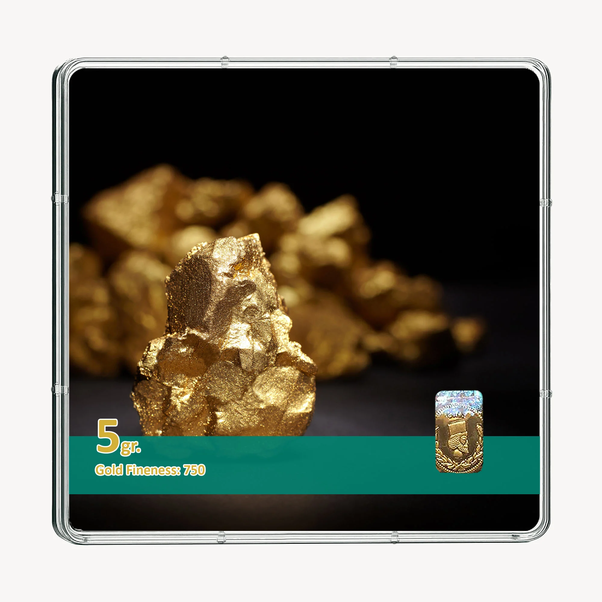 شمش طلا 18 عیار طلاشاپ مدل سکه و شمش کد BRF10014