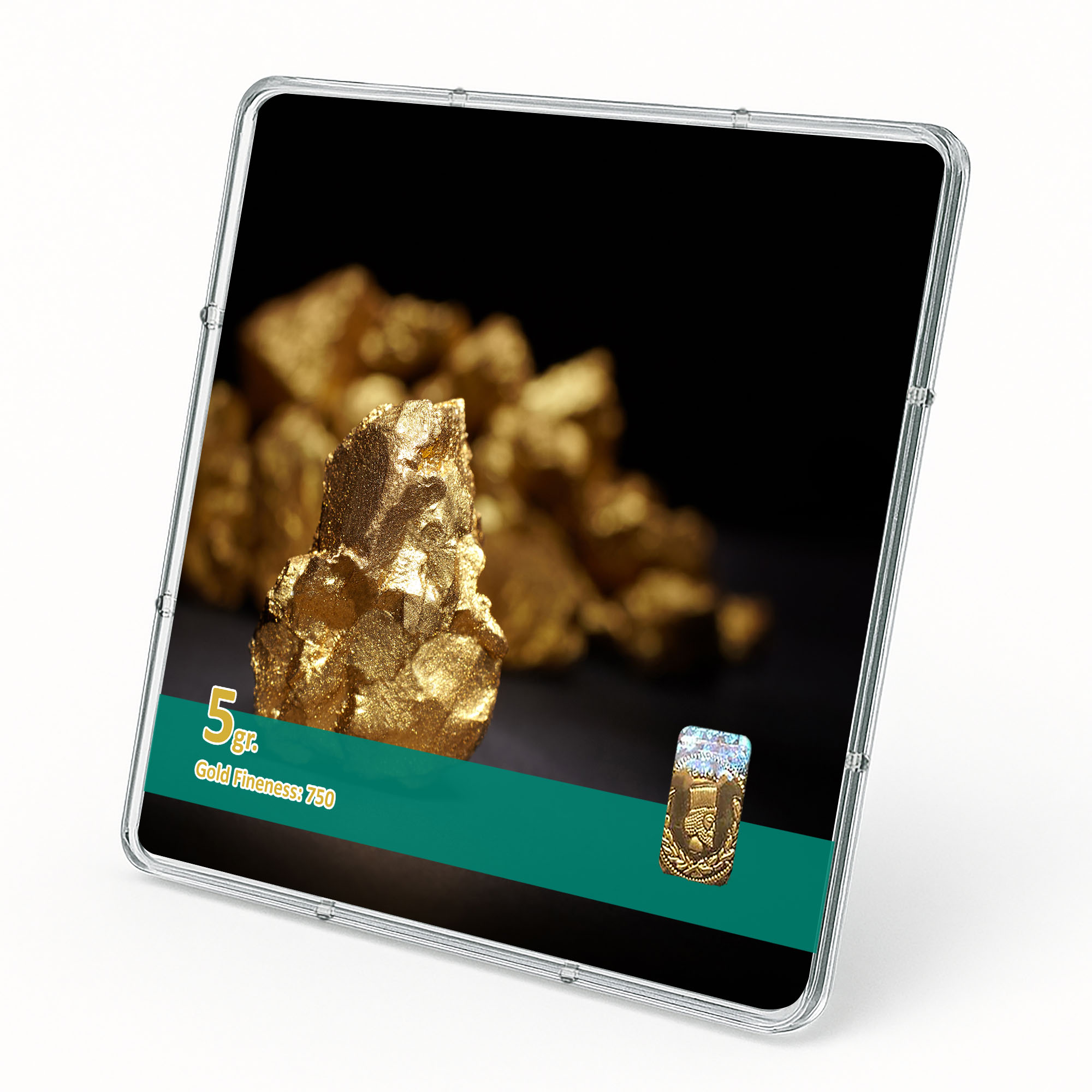 شمش طلا 18 عیار طلاشاپ مدل سکه و شمش کد BRF10014 - Image 2