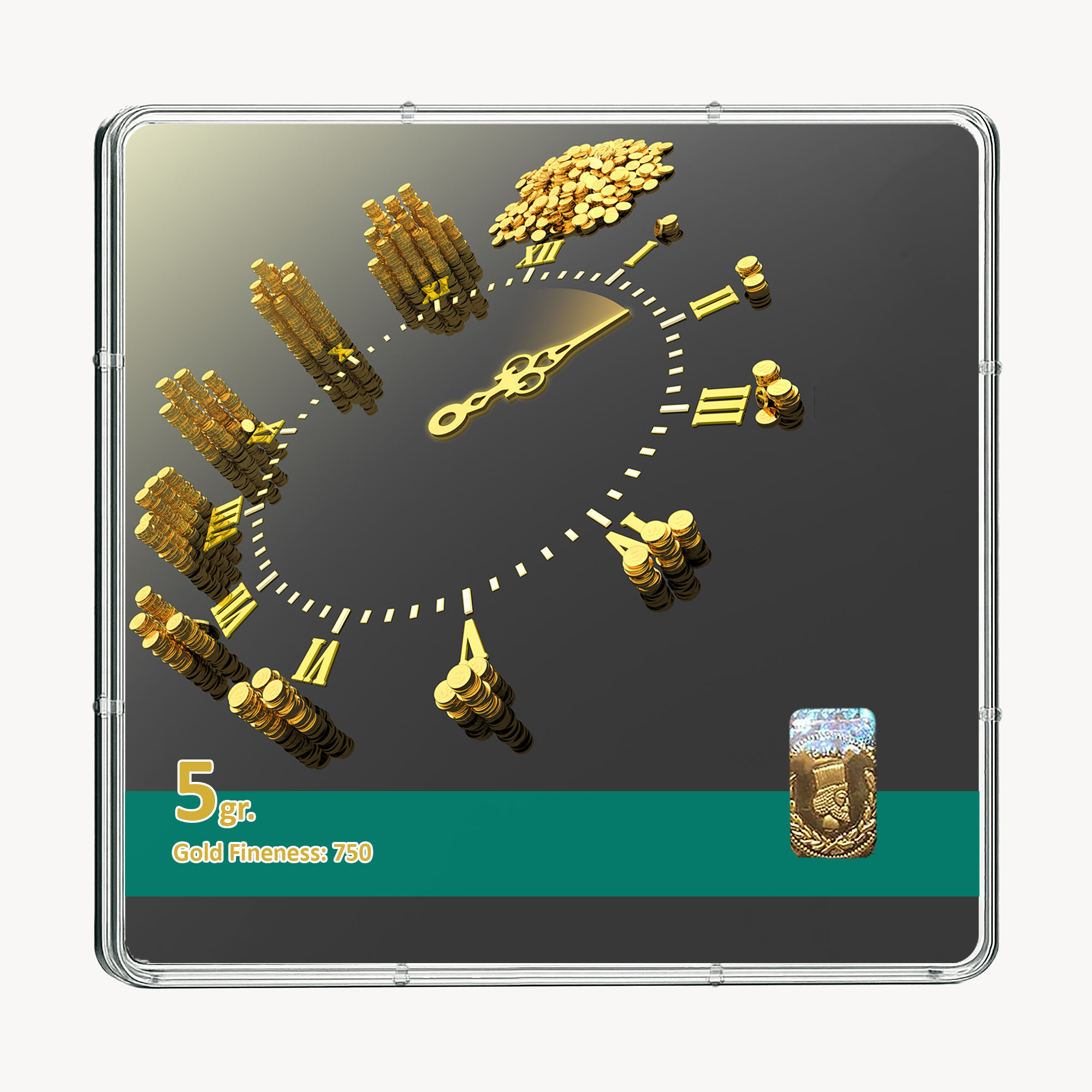 شمش طلا 18 عیار طلاشاپ مدل سکه و شمش کد BRF10008