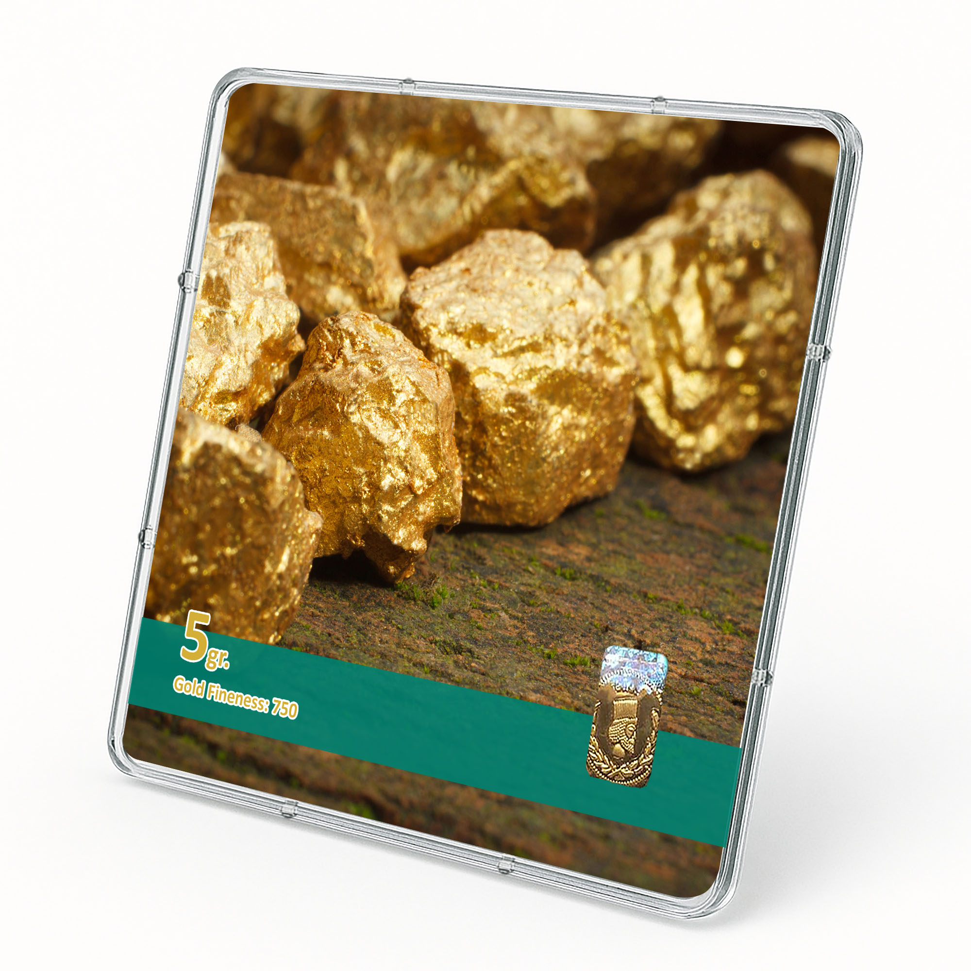 شمش طلا 18 عیار طلاشاپ مدل سکه و شمش کد BRF10012 - Image 2