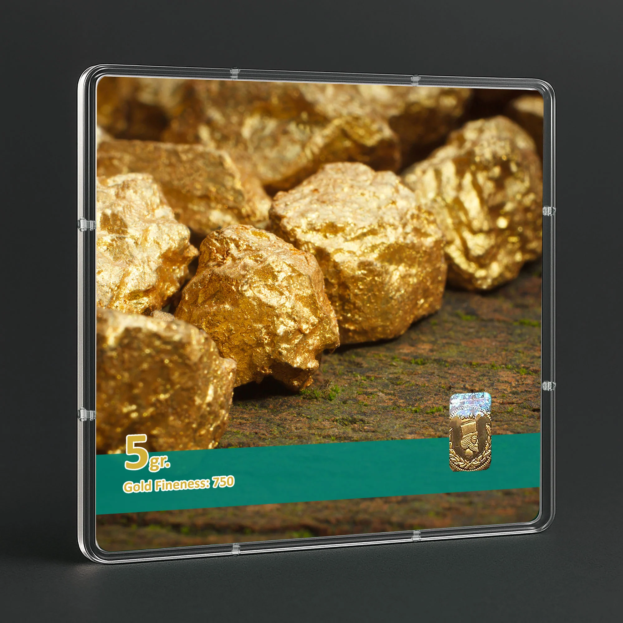 شمش طلا 18 عیار طلاشاپ مدل سکه و شمش کد BRF10012 - تصویر 3