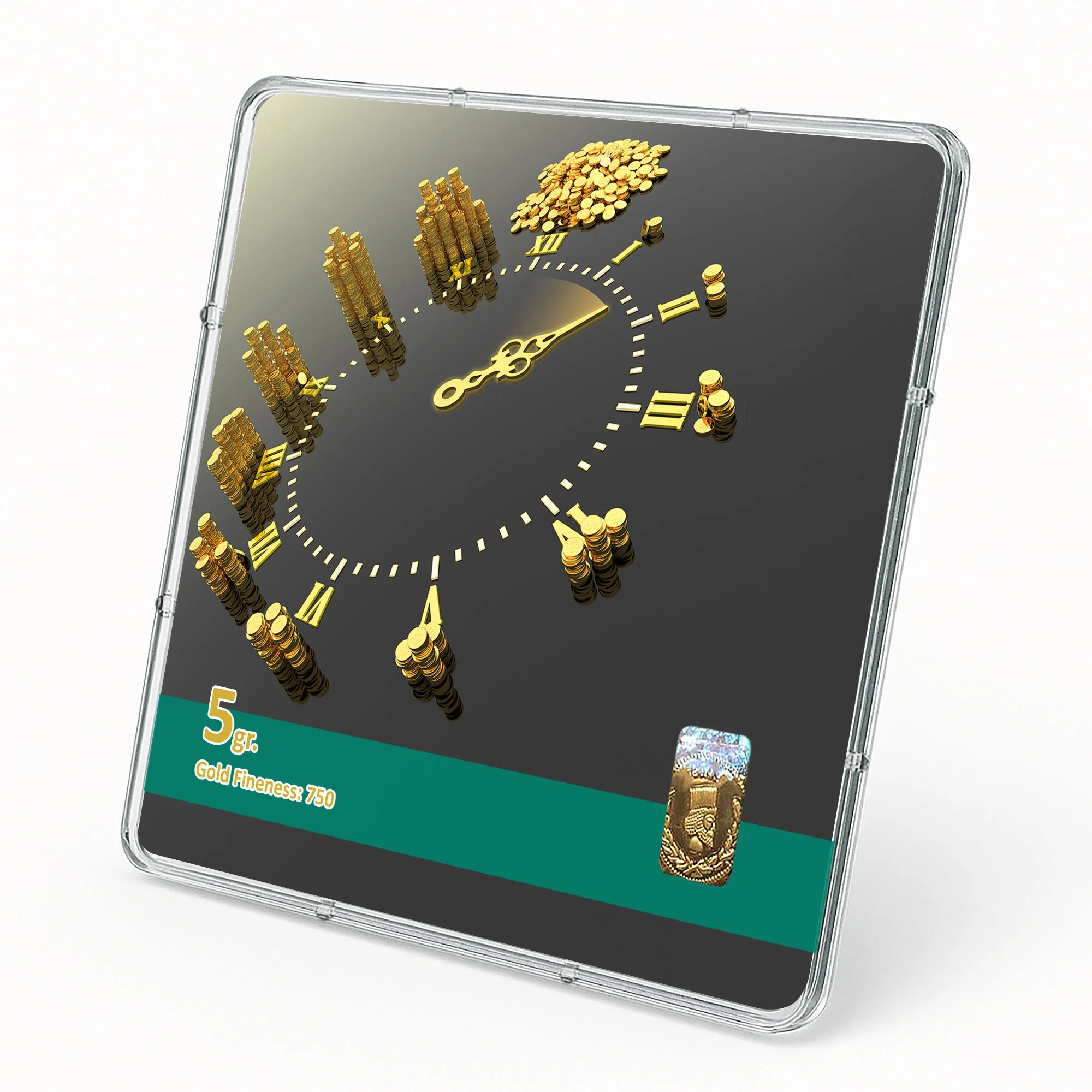 شمش طلا 18 عیار طلاشاپ مدل سکه و شمش کد BRF10008 - تصویر 2